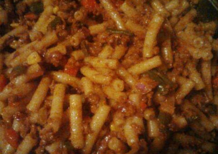 Macaroni and mince