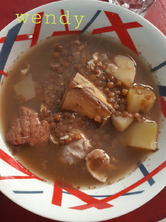 Una foto de Potaje de lentejas