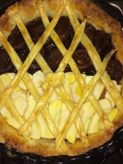 Almás-szilvás pite recept fotója