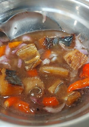 Foto resep Cacapan asam jawa ikan asin telang tenggiri