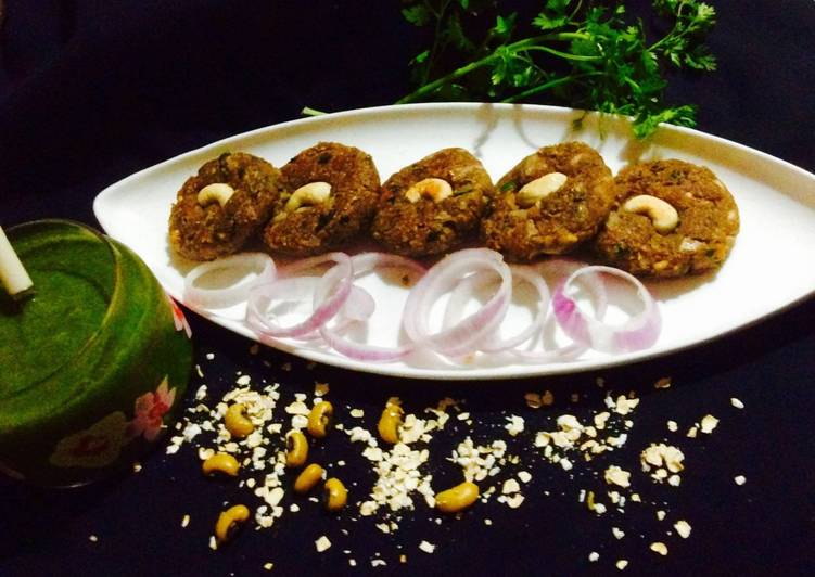 Easiest Way to Make Ultimate Leftover lobiya and oats kabab