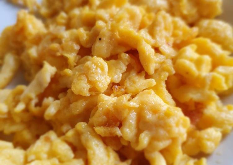 makanan Milky Scramble Egg Jadi, mengenyangkan