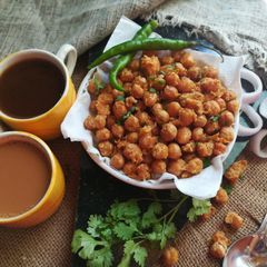 A picture of Crispy chole.