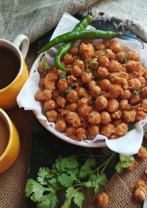 A picture of Crispy chole.