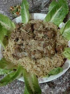 صورة لوصفة برياني لحم
