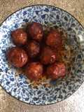 Firecracker chicken meatballs