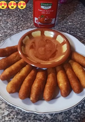 صورة لوصفة 😍 صوابع البطاطس المقرمشة 😍