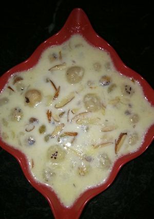 A picture of Makhane ki kheer.