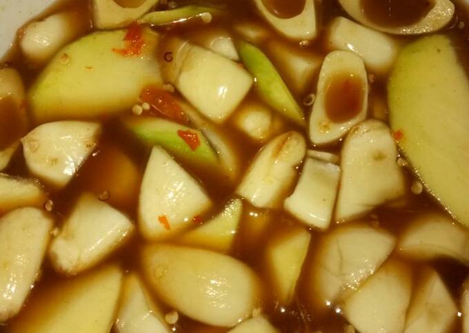 Cara Gampang Menyiapkan Asinan Salak Mangga Segar.., Bisa Manjain Lidah