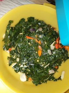 Foto resep Tumis Daun singkong