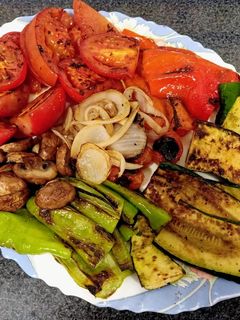 Una foto de Parrillada de verduras
