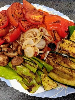 Una foto de Parrillada de verduras