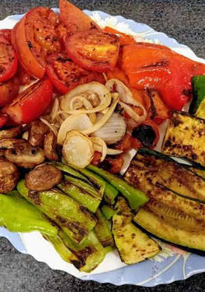 Una foto de Parrillada de verduras