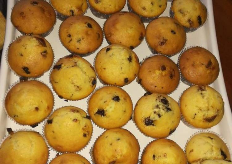 Csokis-rumos muffin
