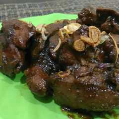 A picture of Ati ayam bumbu kecap.