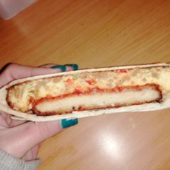 A picture of Breakfast wrap.