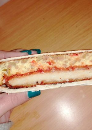 A picture of Breakfast wrap.