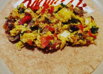 Easy Recipe Sams Kickin Breakfast Burritos  Practical Delicious