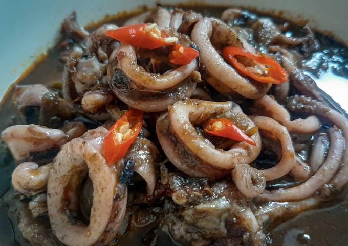 Resep Cumi Masak Hitam Oleh Rumm🌻 Cookpad