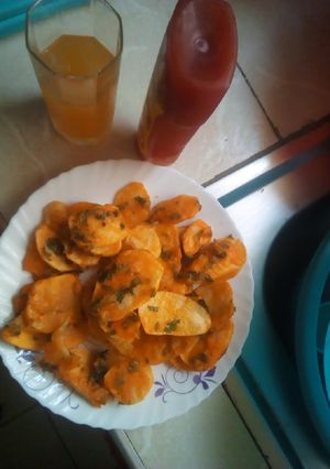 A picture of Potatoes Bhajia.