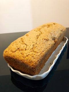 Una foto de Budín de manzana super húmedo y saludable