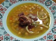 Una foto de codillo de jamón