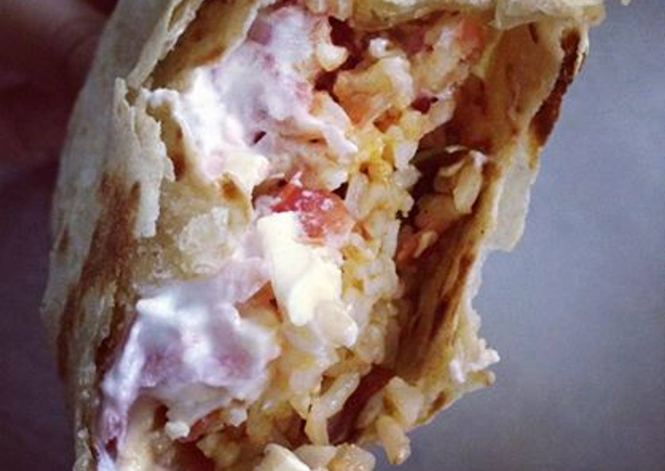 Pearl Onion Brown Rice Burrito #BM38