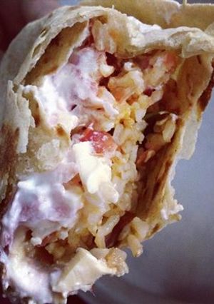 A picture of Pearl Onion Brown Rice Burrito #BM38.