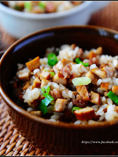 香蔥豆干炒飯 的食譜成品照片