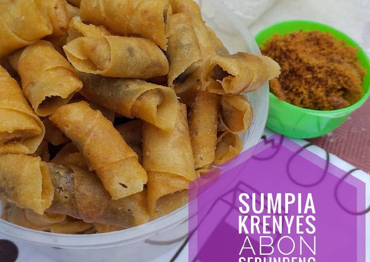 Sumpia Krenyes Abon Serundeng