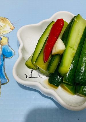 涼拌小黃瓜 的食譜成品照片