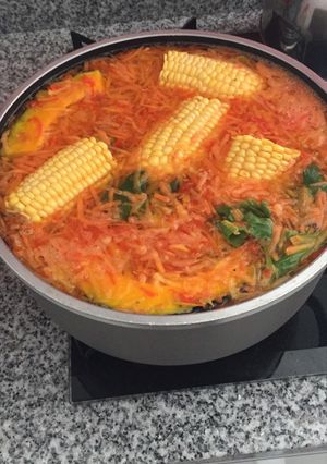 Una foto de Sopa de verduras