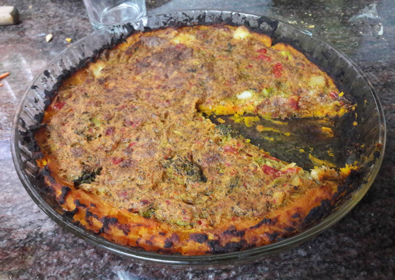 Quiche sin gluten y sin harina vegana