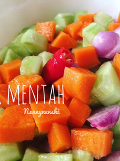 Foto resep Acar mentah timun wortel