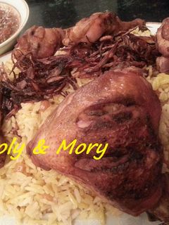 صورة لوصفة كبسة الدجاج الاصلية
