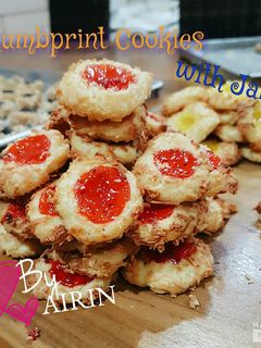 Foto resep Thumbprint Cookies with jam filling