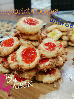 Foto resep Thumbprint Cookies with jam filling