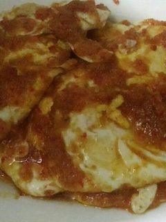 Foto resep Telor ceplok balado