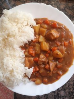 Una foto de Curry estilo japonés