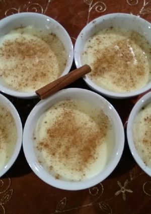A picture of Cinnamon Rice Pudding.