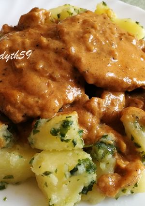 🧡Serpenyős, szaftos sertéskaraj - Jucus módra🧡 recept fotója