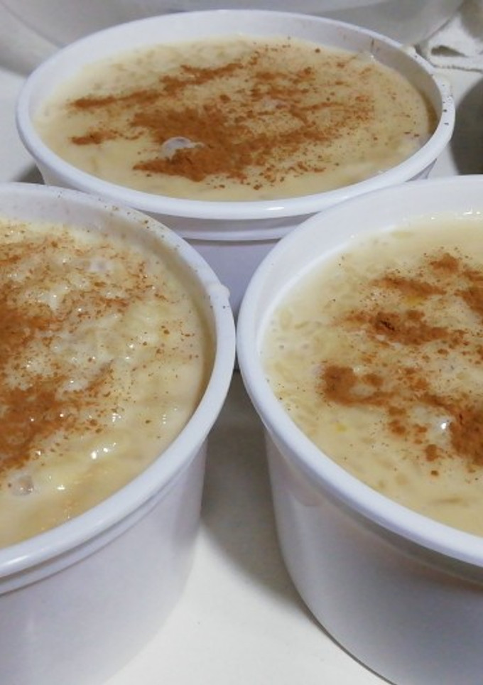 Una foto de Arroz con leche casero con sorpresa