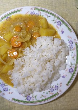 Foto resep Japanese Chicken Curry カレーライス Nasi Kare versi kearifan lokal ☆