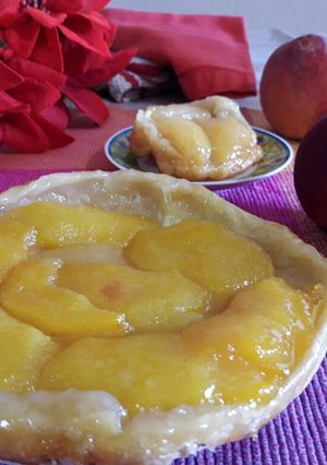 Una foto de Tarta Tatín de Melocotón
