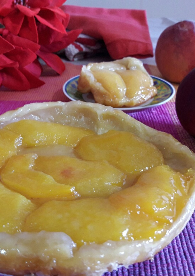 Una foto de Tarta Tatín de Melocotón