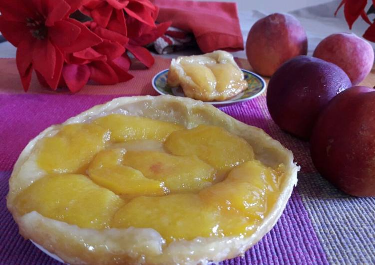Tarta Tatín de Melocotón