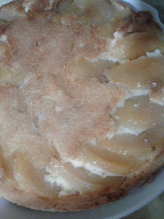 Una foto de Torta de manzana invertida