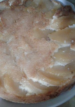 Una foto de Torta de manzana invertida