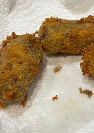 A picture of Mushroom croquettes.