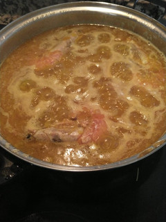 Una foto de Caldo de gambas